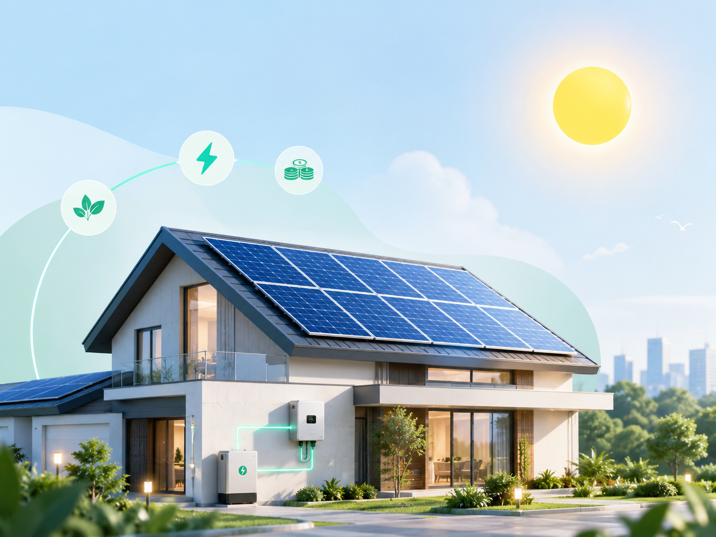 Solar panel installation